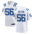 IN.Colts #56 Quenton Nelson Player White Home Game Gdoa Stitched Jerseys
