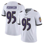 B.Ravens #95 Tavius Robinson Player White Vapor F.U.S.E. Limited Gdoa Stitched Jerseys
