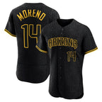 A.Diamondbacks #14 Gabriel Moreno Player Black Snake Skin City Limited Elite Home Game Gdoa Stitched Jerseys