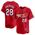 St. Louis Cardinals #28 Nolan Arenado Player Red City Connect Limited Fdoa Stitched Jerseys