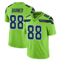 S.Seahawks #88 AJ Barner Player Green Limited Color Rush Home Game Gdoa Stitched Jerseys