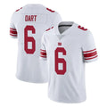 NY.Giants #6 Jaxson Dart Player White Limited Vapor Untouchable Home Game Gdoa Stitched Jerseys