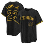 S.Diego Padres #23 Fernando Tatis Jr Player Black Snake Skin City Home Game Fdoa Stitched Jerseys