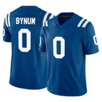 IN.Colts #0 Camryn Bynum Player Royal Limited Vapor F.U.S.E. Home Game Gdoa Stitched Jerseys
