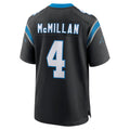 C.Panthers #4 Tetairoa McMillan Player Black Home Game Gdoa Stitched Jerseys
