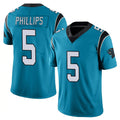 C.Panthers #5 Jaelan Phillips Player Blue Vapor Untouchable Limited Game Gdoa Stitched Jerseys