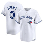 T.Blue Jays #0 Andres Gimenez Player White Home Limited Fdoa Stitched Jerseys