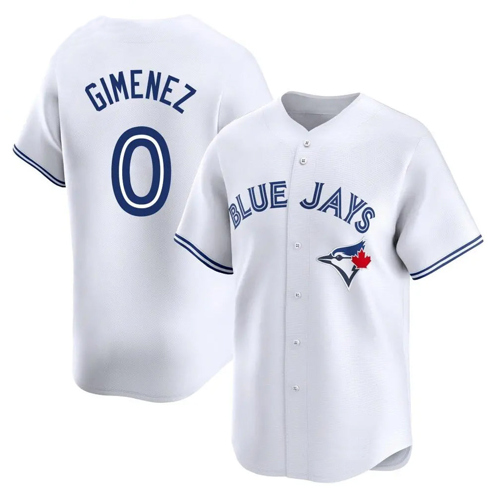 T.Blue Jays #0 Andres Gimenez Player White Home Limited Fdoa Stitched Jerseys