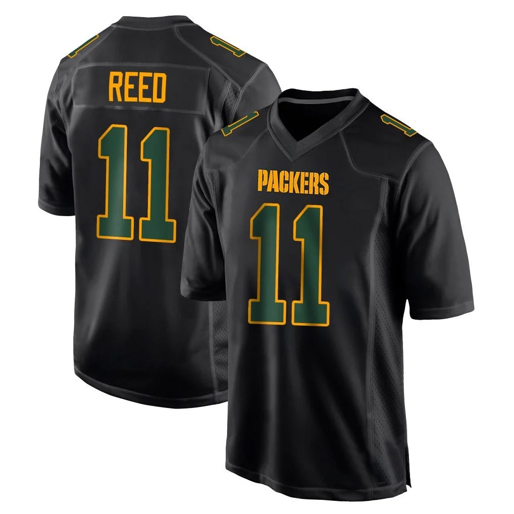 GB.Packers #11 Jayden Reed Player Black Fashion Home Game Gdoa Stitched Jerseys