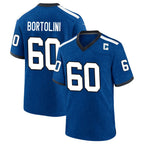IN.Colts #60 Tanor Bortolini Player Royal Alternate Indiana Nights Home Game Gdoa Stitched Jerseys