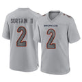D.Broncos #2 Pat Surtain II Player Gray Atmosphere Fashion Limited Game Gdoa Stitched Jerseys