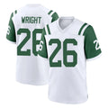 NY.Jets #26 Nahshon Wright Player White Classic Home Game Gdoa Stitched Jerseys