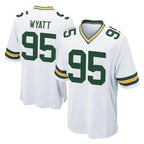 GB.Packers #95 Devonte Wyatt Player White Home Game Gdoa Stitched Jerseys