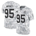 GB.Packers #95 Devonte Wyatt Player Arctic Camo Salute To Service Limited Gdoa Stitched Jerseys
