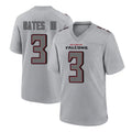 A.Falcons #3 Jessie Bates III Player Gray Fashion Home Game Gdoa Stitched Jerseys