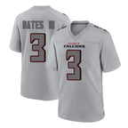 A.Falcons #3 Jessie Bates III Player Gray Fashion Home Game Gdoa Stitched Jerseys