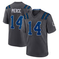 IN.Colts #14 Alec Pierce Player Anthracite 2026 Rivalries Collection Home Game Gdoa Stitched Jerseys