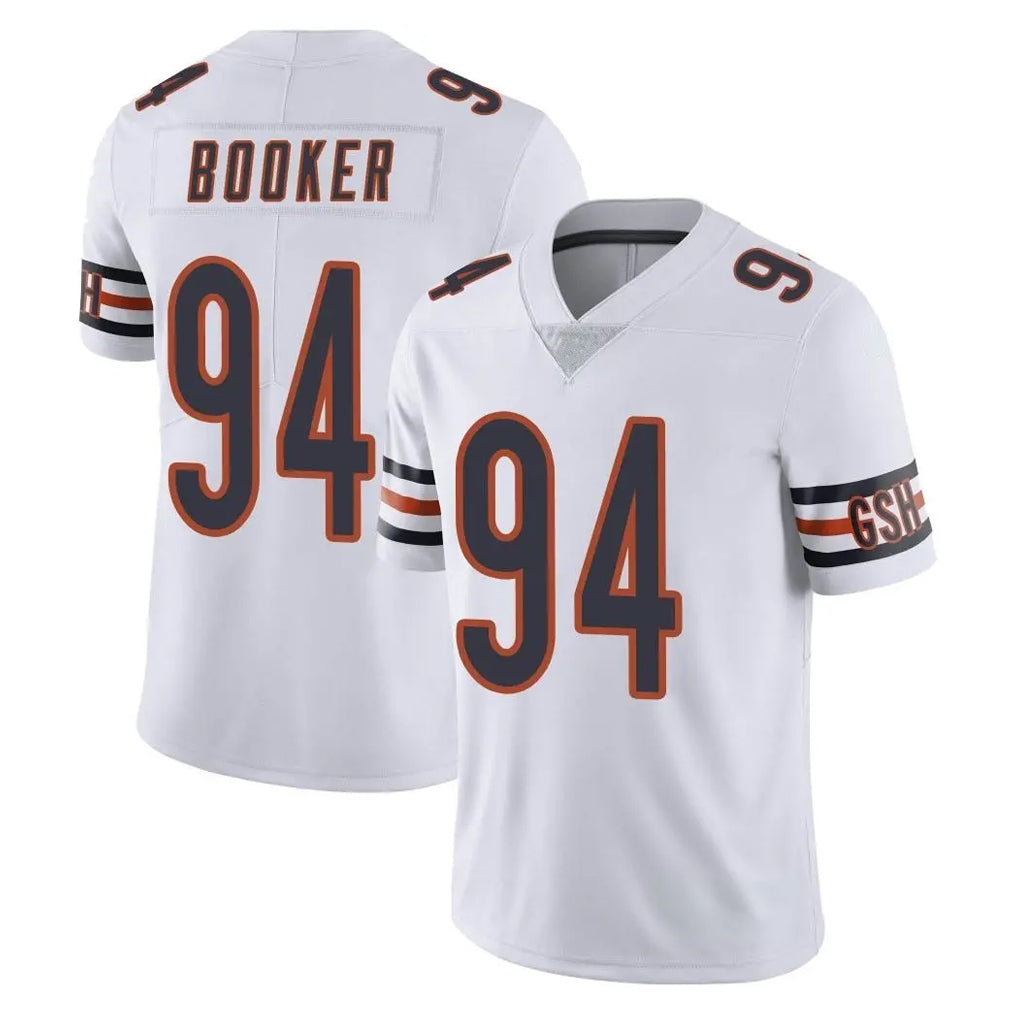 C.Bears #94 Austin Booker Player White Vapor Untouchable Limited Home Game Gdoa Stitched Jerseys