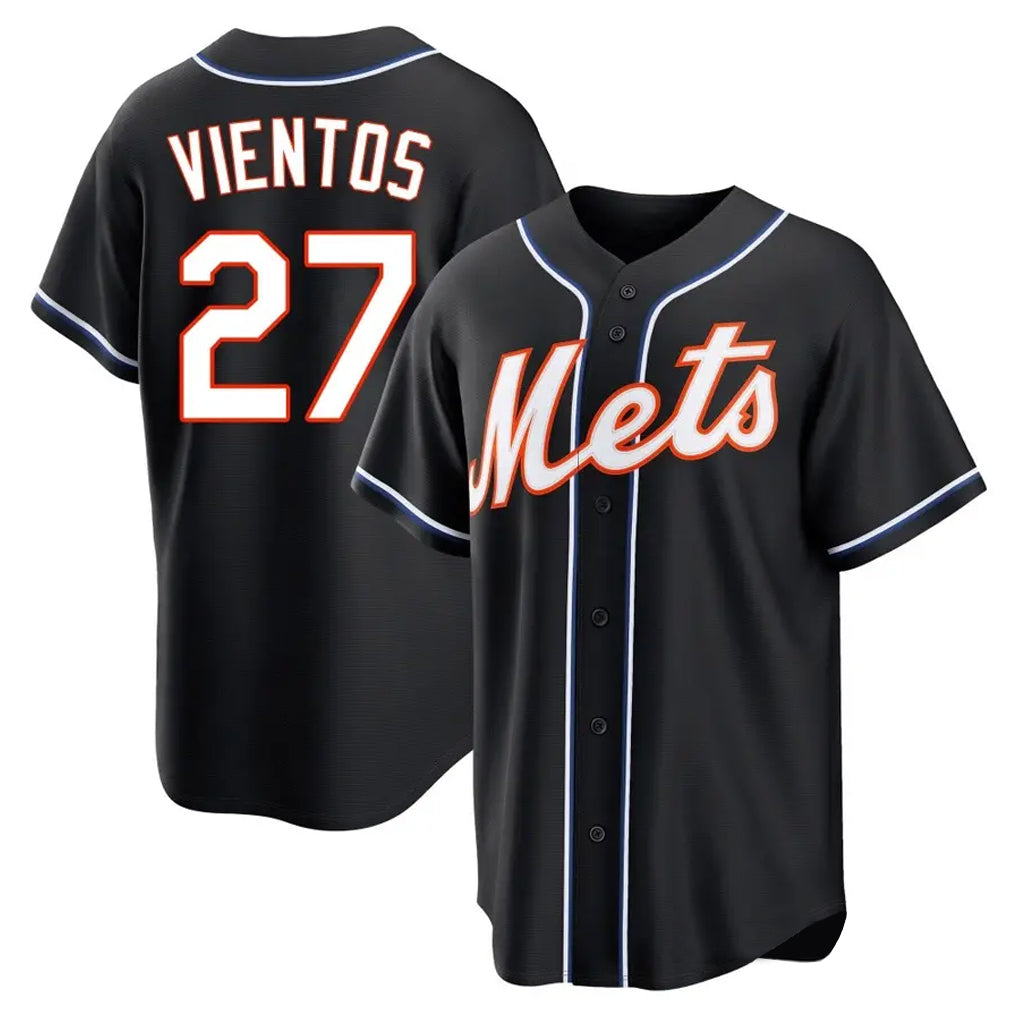 NY.Mets #27 Mark Vientos Player Black Fashion Out Game Fdoa Stitched Jerseys