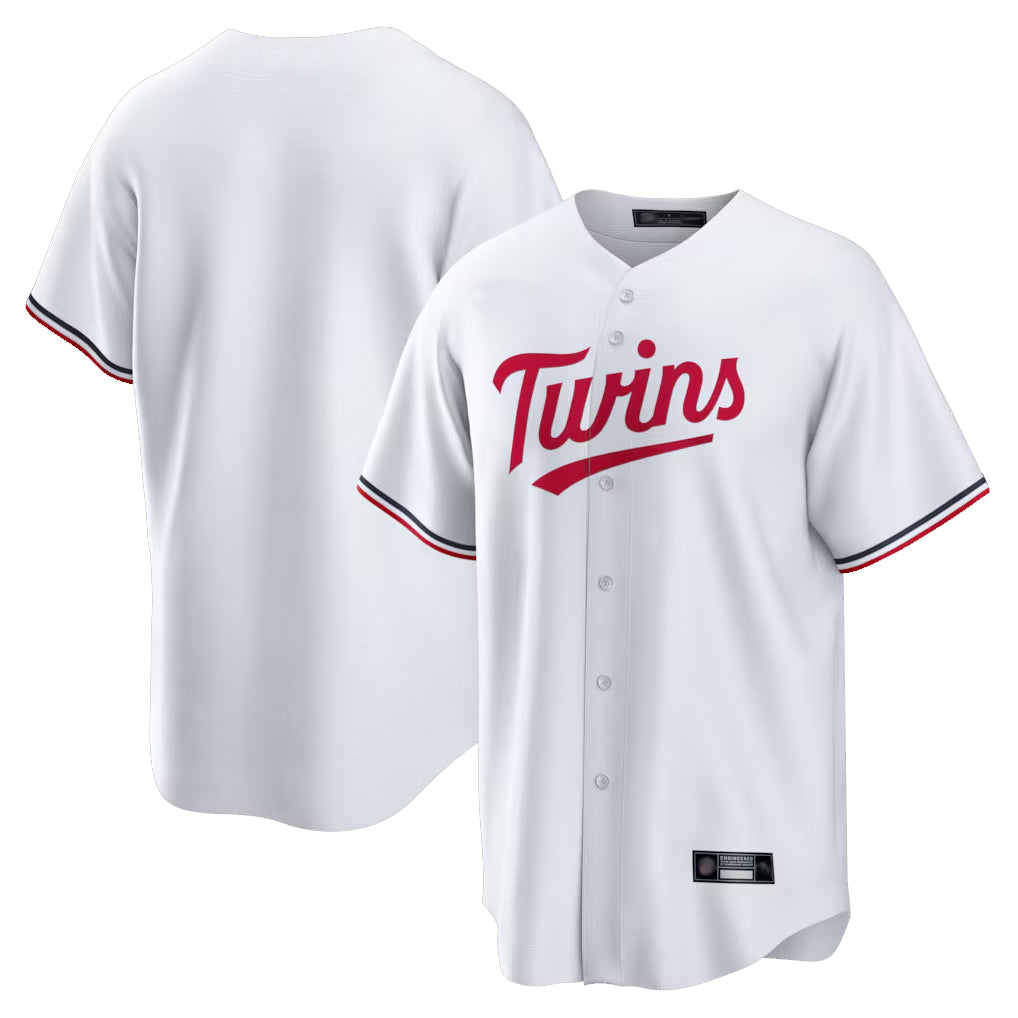 M.Twins ## Twins Blank Player White Home Game Fdoa Stitched Jerseys
