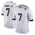 J.Jaguars #7 Brian Thomas Jr. Player White Home Game Gdoa Stitched Jerseys
