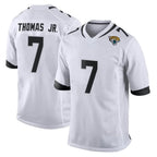 J.Jaguars #7 Brian Thomas Jr. Player White Home Game Gdoa Stitched Jerseys