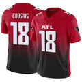 A.Falcons #18 Kirk Cousins Player Red Vapor F.U.S.E. Limited Gdoa Stitched Jerseys