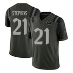 NY.Jets #21 Brandon Stephens Player Green Limited 2025 Rivalries Collection Home Game Gdoa Stitched Jerseys