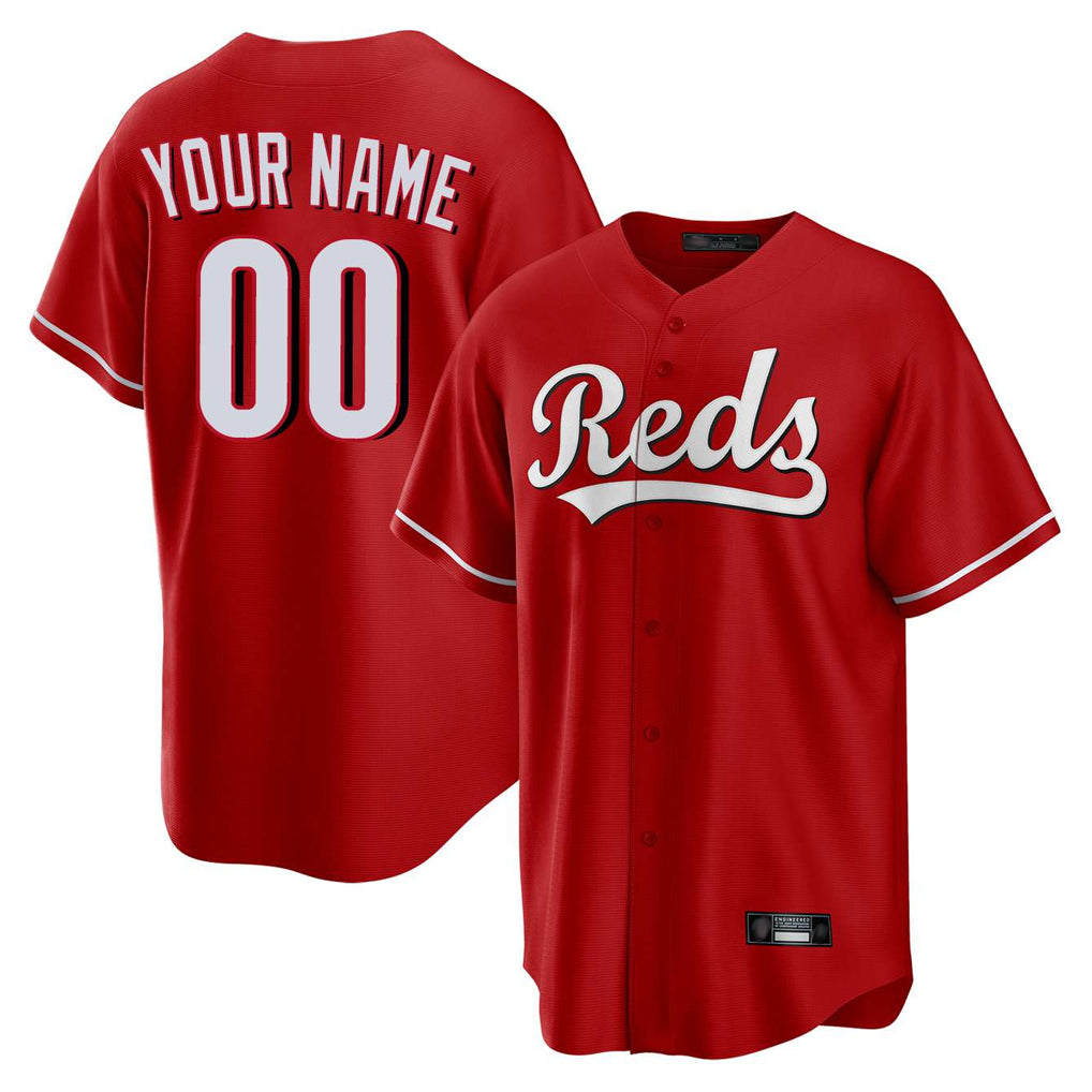 Custom C.Reds Red Game Home Any Name & Number Gdoa Stitched Jerseys
