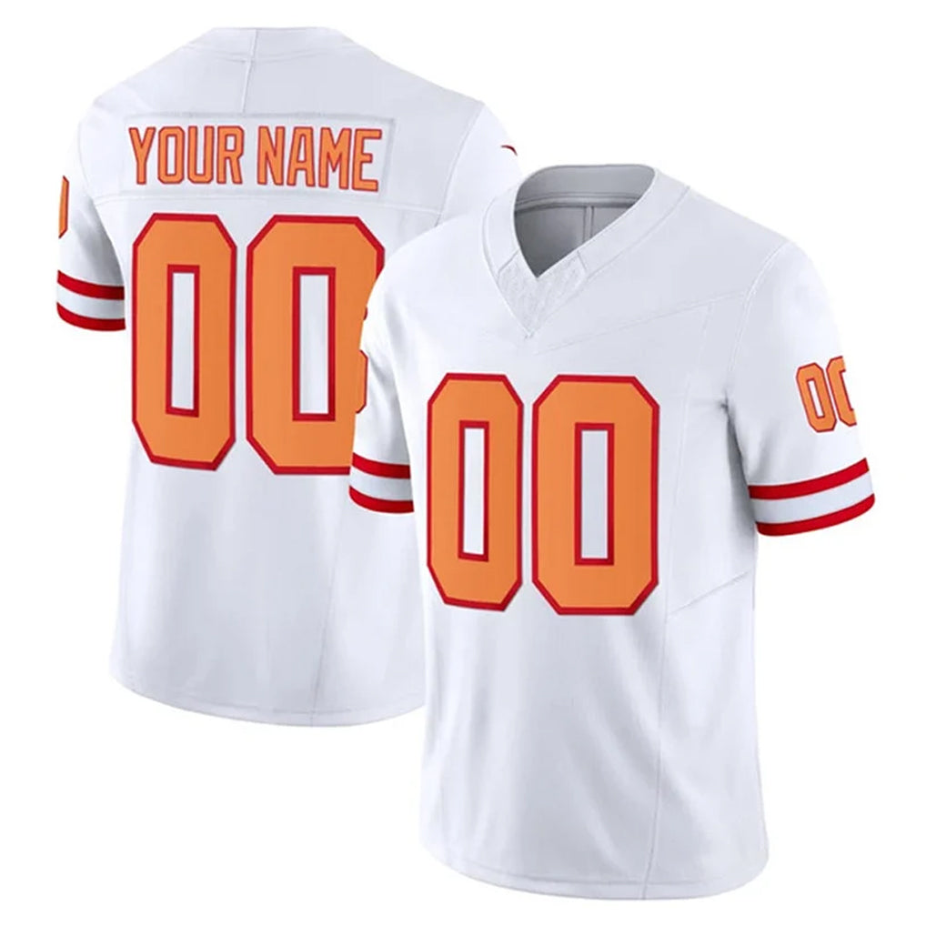 Custom TB.Buccaneers White Limited '76 Vapor F.U.S.E. Home Game Any Name & Numbers Gdoa Stitched Jerseys