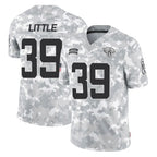J.Jaguars #39 Cam Little Player Arctic Camo Salute To Service Limited Game Gdoa Stitched Jerseys