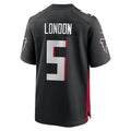A.Falcons #5 Drake London Player Black Home Game Gdoa Stitched Jerseys