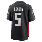 A.Falcons #5 Drake London Player Black Home Game Gdoa Stitched Jerseys