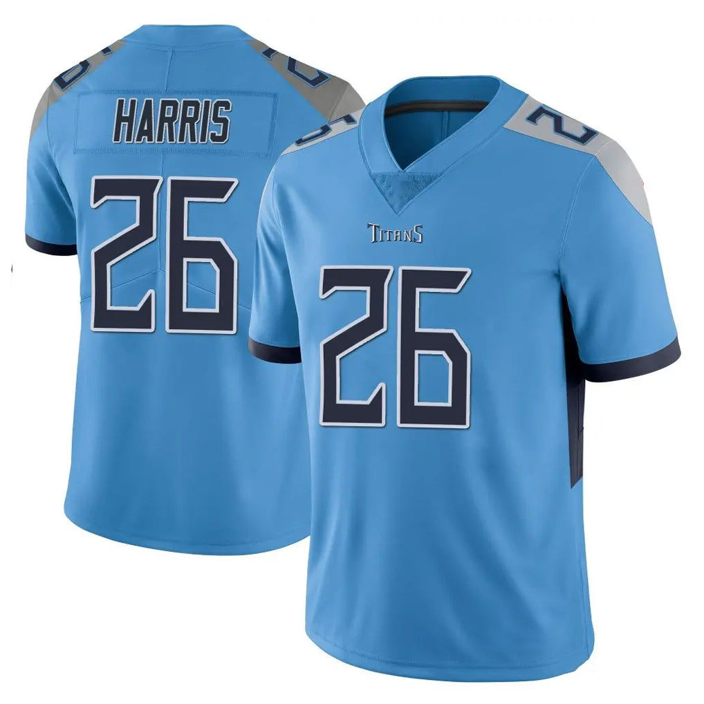 T.Titans #26 Marcus Harris Player Light Blue Limited Vapor Untouchable Home Game Gdoa Stitched Jerseys