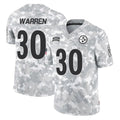 P.Steelers #30 Jaylen Warren Player Arctic Camo Limited Salute To Service Home Game Gdoa Stitched Jerseys