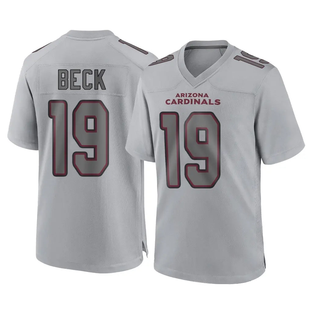 A.Cardinals #19 Carson Beck Player Gray Fashion Home Game Gdoa Stitched Jerseys
