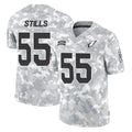 A.Cardinals #55 Dante Stills Player Camo Salute to Service Limited Home Gdoa Stitched Jerseys