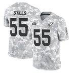 A.Cardinals #55 Dante Stills Player Camo Salute to Service Limited Home Gdoa Stitched Jerseys