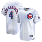 C.Cubs #4 Pete Crow-Armstrong Player White Limited Home Game Gdoa Stitched Jerseys