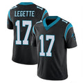 C.Panthers #17 Xavier Legette Player Black Vapor Untouchable Limited Game Gdoa Stitched Jerseys