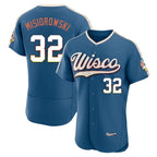 M.Brewers #32 Jacob Misiorowski Player Blue 2026 City Connect Home Limited Elite Fdoa Stitched Jerseys