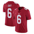 NY.Giants #6 Jaxson Dart Player Red Limited Vapor Untouchable Home Game Gdoa Stitched Jerseys