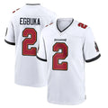 TB.Buccaneers #2 Emeka Egbuka Player White Home Game Gdoa Stitched Jerseys