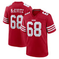 SF.49ers #68 Colton McKivitz Player Red Game Home Gdoa Stitched Jerseys