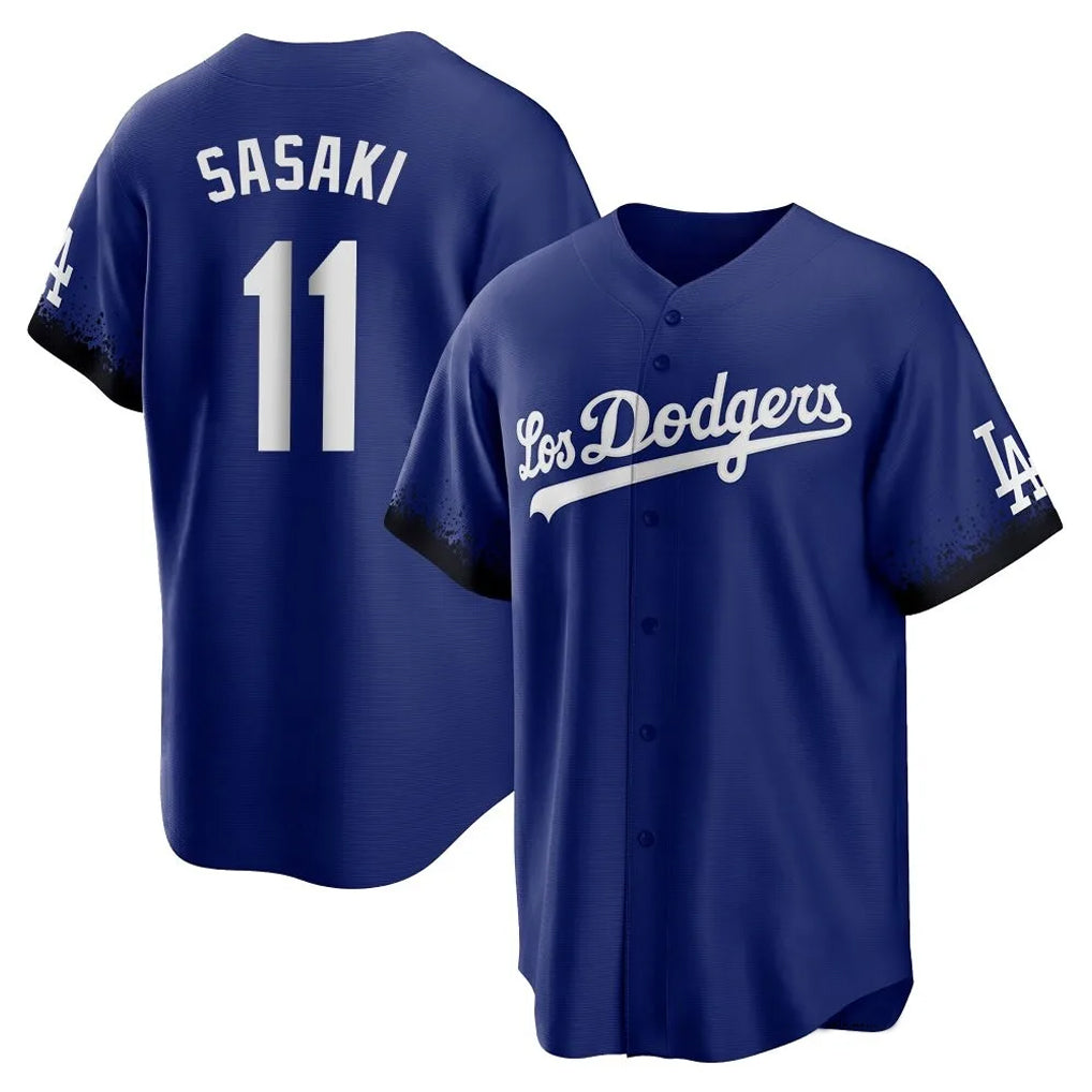 LA.Dodgers #11 Roki Sasaki Player Royal City Connect Home Game Fdoa Stitched Jerseys