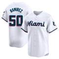 M.Marlins #50 Agustin Ramirez Player White  Home Limited Fdoa Stitched Jerseys
