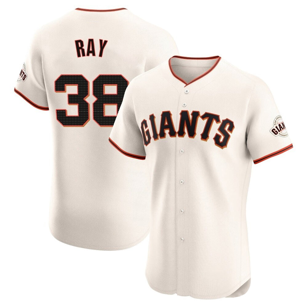 SF.Giants #38 Robbie Ray Player Cream Home Limited Elite Fdoa Stitched Jerseys