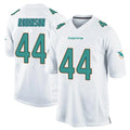 M.Dolphins #44 Chop Robinson Player White Home Game Gdoa Stitched Jerseys
