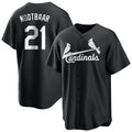 St. Louis Cardinals #21 Lars Nootbaar Player Black City Connect Home Limited Fdoa Stitched Jerseys