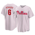 P.Phillies #6 Ryan Howard Player White Home Game Fdoa Stitched Jerseys